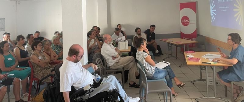 Présentation du rapport moral par la présidente