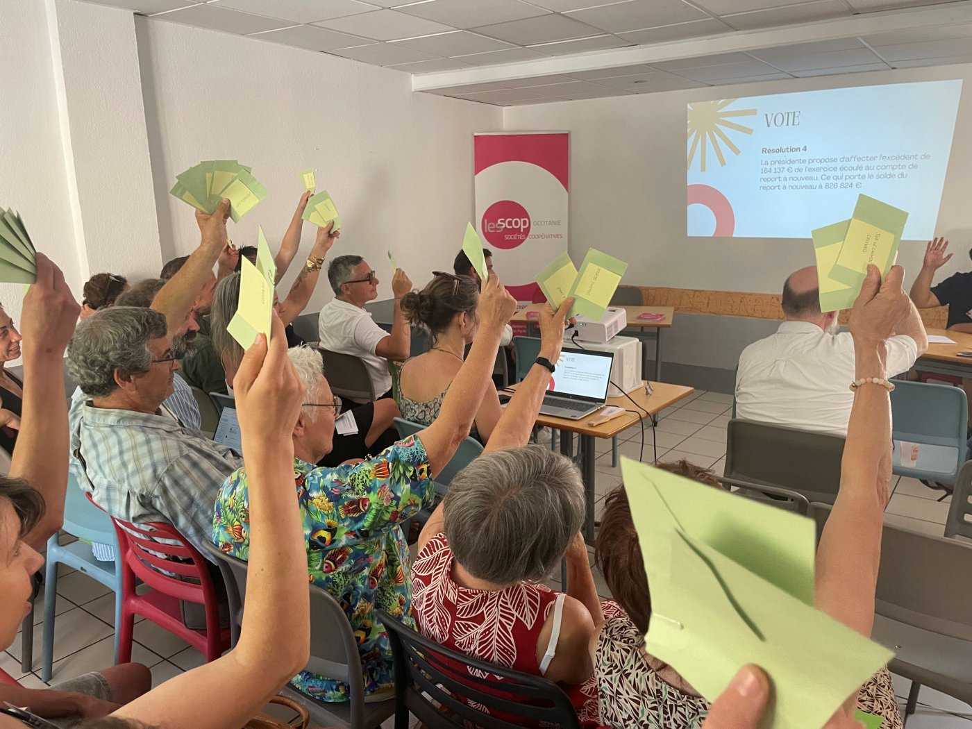 Participants qui votent